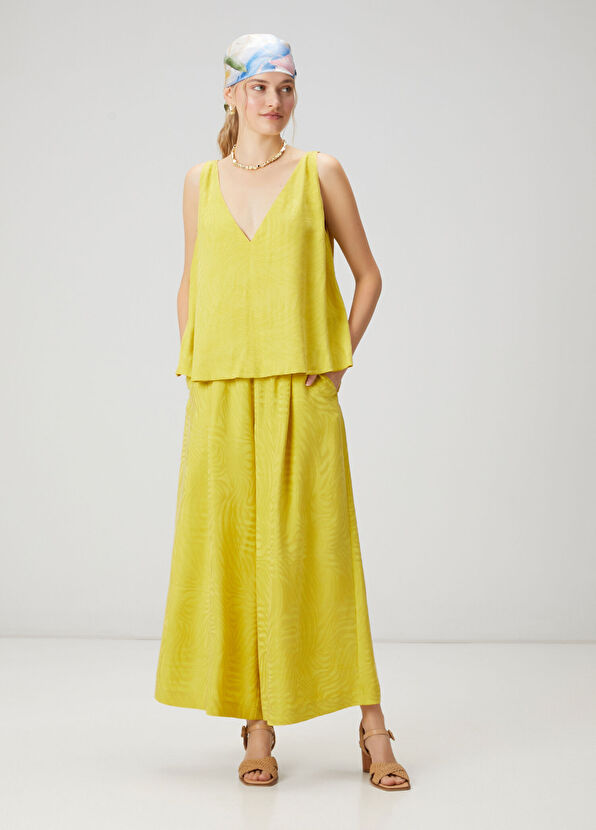 Beymen Club Neon Yellow Hotfix Detailed Blouse - 2