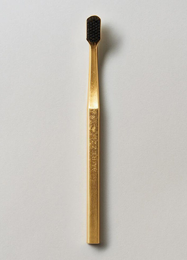 Aurezzi Gold Black 24 Ayar Altın Kaplama Soft Yumuşak Diş Fırçası - 2