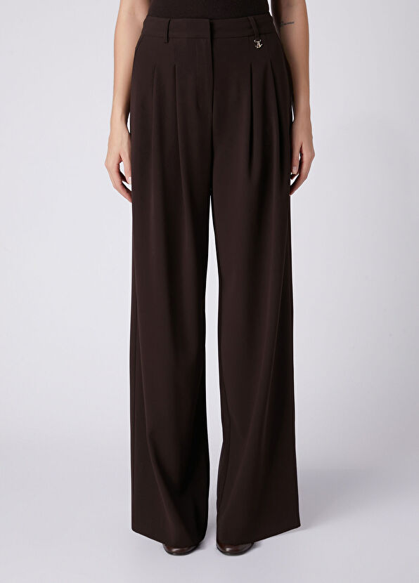 Beymen Club Brown Crepe Palazzo Pants - 2