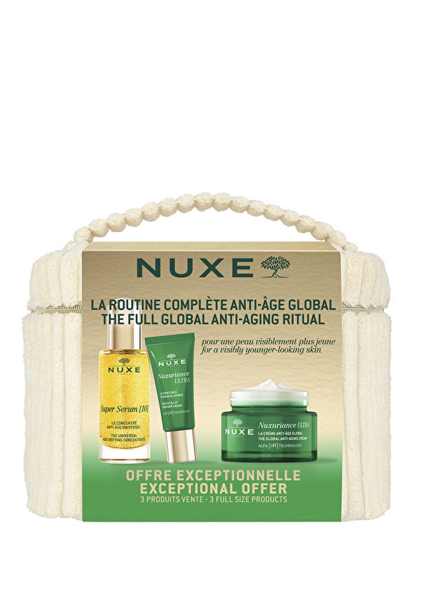 Nuxe Ultra Gündüz Kremi + Göz Kremi + Super Serum 30 ml + Makyaj Çantası Cilt Bakım Seti - 2