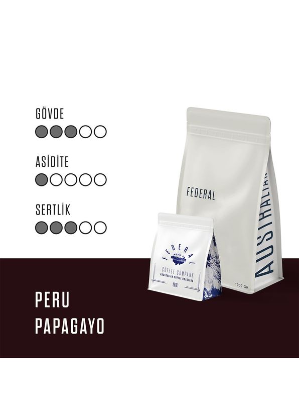 Federal Coffee Peruvian Papagayo Ground Filter Coffee 250 gr - 2
