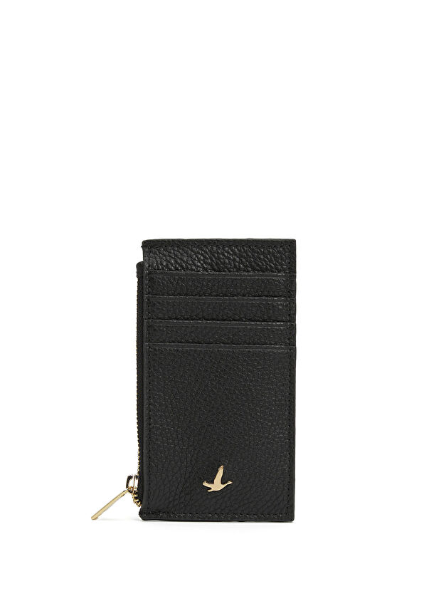 Beymen Club Black Women's Leather Card Holder - 1