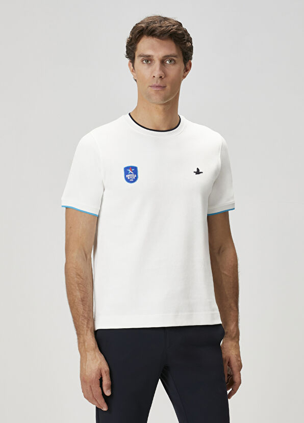 Beymen Club x Anadolu Efes Beyaz Pike T-shirt - 1