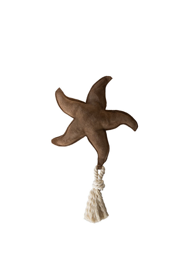 Zeynep Birinci Genuine Suede Dog Toy Starfish - 1