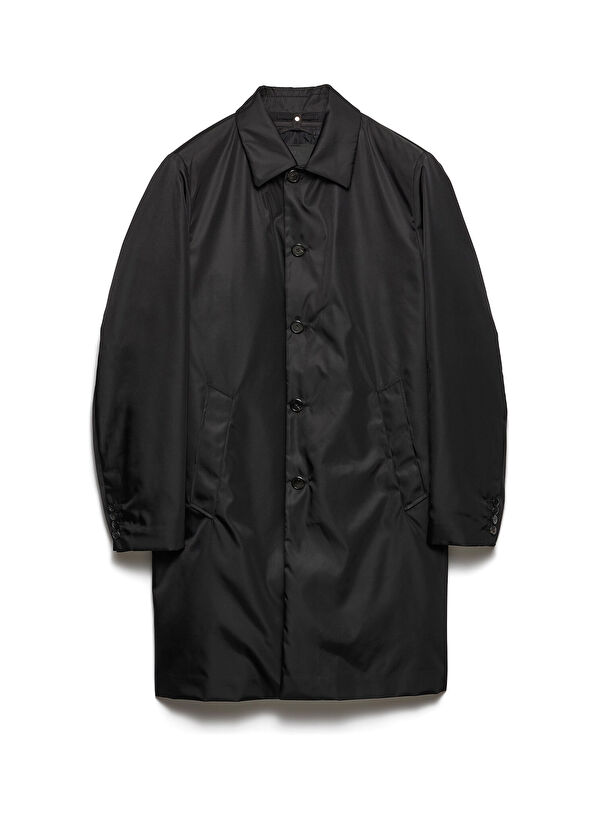 Prada Black Re-Nylon Men's Coat - 1