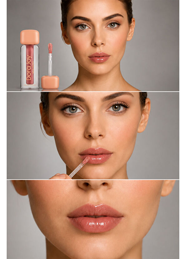 Dora Joy Joy Glow Maracuja 01 Nude Bliss Lip Gloss Dudak Parlatıcısı - 4