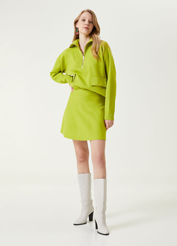 Beymen Club Sarı Mini Etek - 1