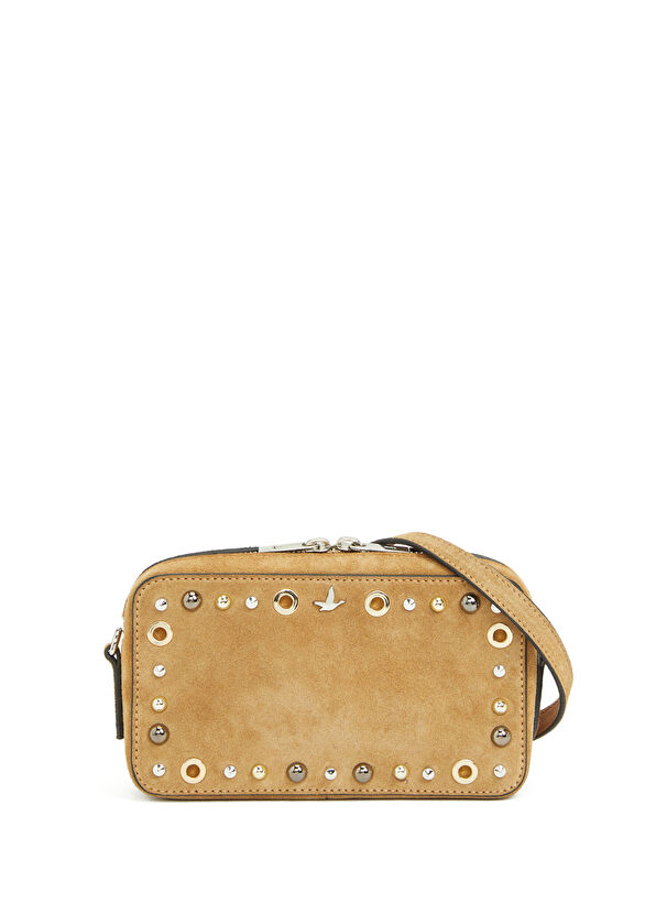 Beymen Club Camel Stud Women's Leather Bag - 1