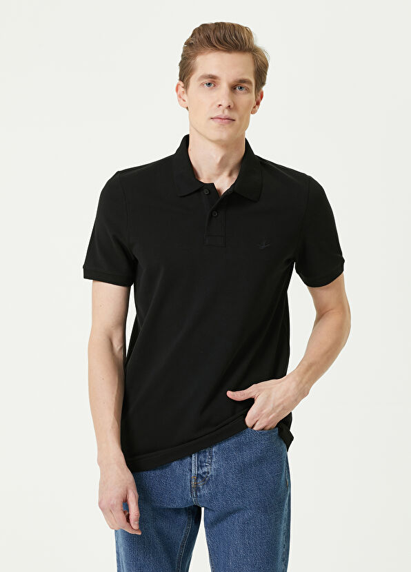 Beymen Club Comfort Fit Siyah Polo Yaka T-shirt - 1