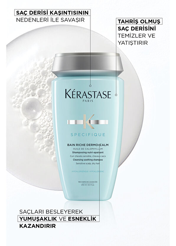 Kerastase Specifique Bain Riche Dermo Calm Sensitive Hair Series Hair Bath 250 ml - 2