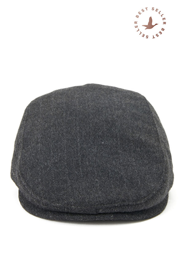 Beymen Club Anthracite Faint Striped Men's Wool Hat - 1
