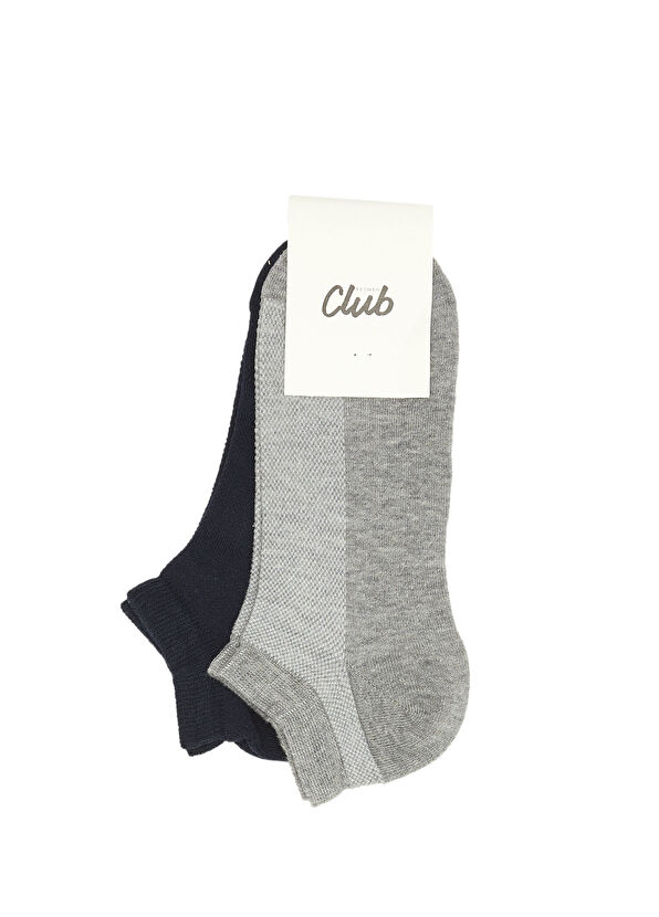 Beymen Club Lacivert Gri Erkek 2li Çorap Seti - 2