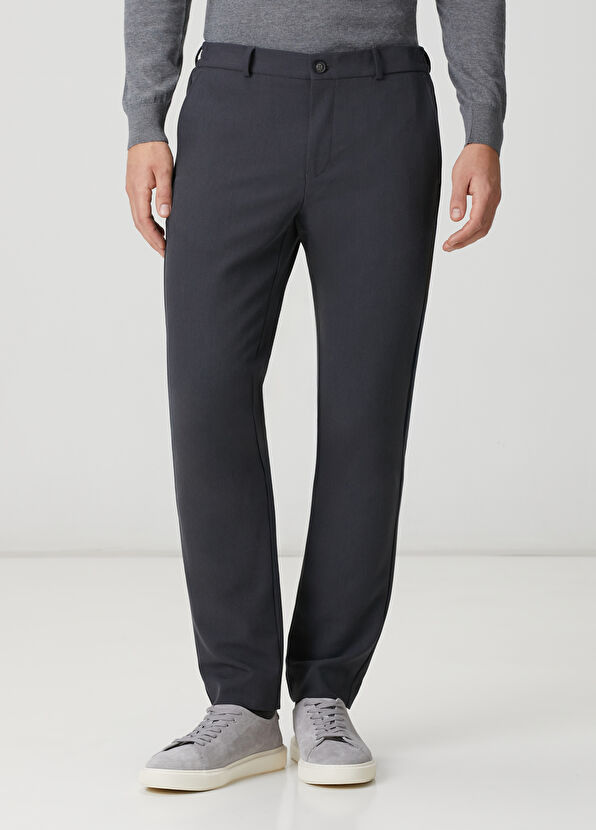 Beymen Club Koyu Gri Twill Spor Pantolon - 2