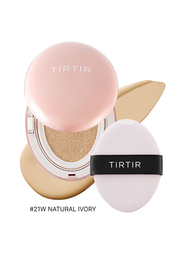Tırtır Mask Fit All Cover Cushion 21 W Natural İvory Uzun Süre Kalıcı Kusursuz Kapatıcı Mat Bitişli Cushion Fondöten 18 gr - 2