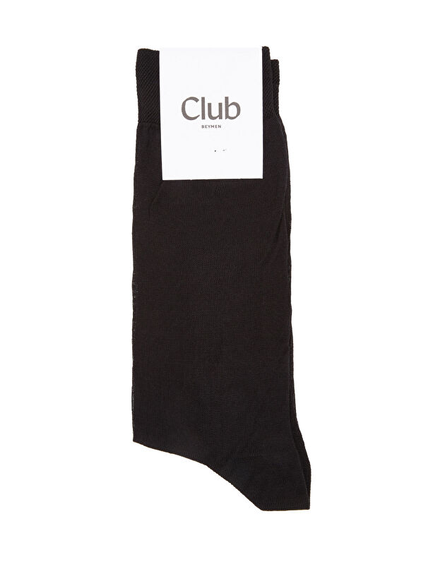 Beymen Club Black Men's Mercerized Socks - 1