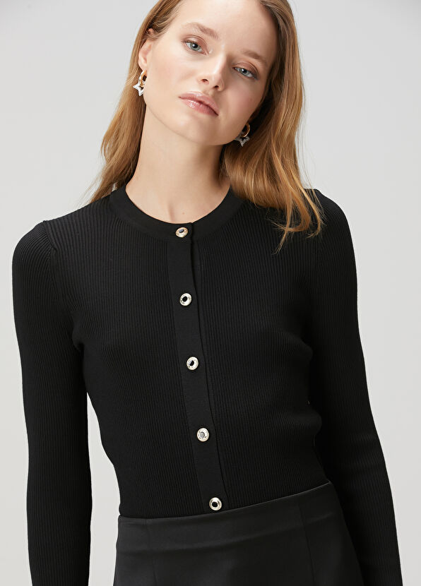 Beymen Club Siyah Ribli Hırka - 2