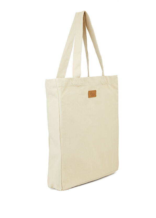 Beymen Club Bej Logolu Kadın Bez Çanta - 3