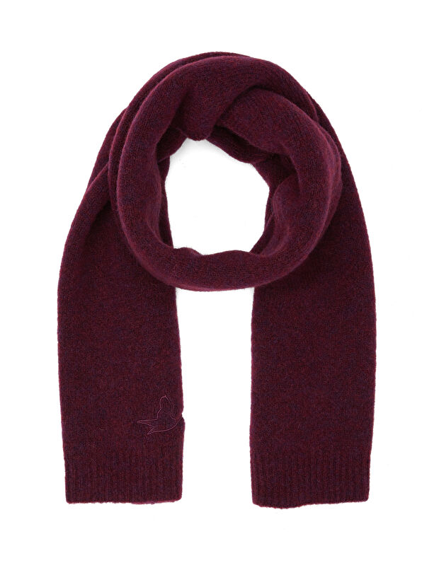 Beymen Club Burgundy Women's Wool Scarf - 1