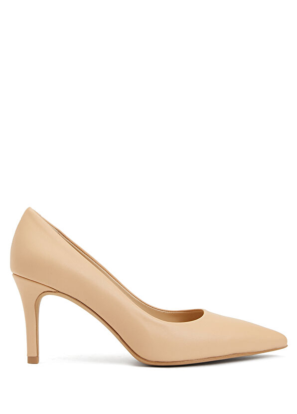 Beymen Club Nude Leather Stiletto - 1