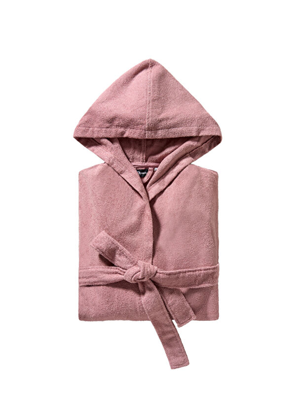 Ren Home Rosea Pembe Pamuklu Kadın Bornoz - 1