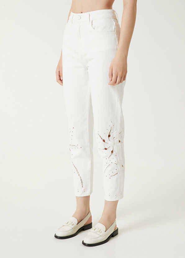 Beymen Club Mom Fit White Jeans - 2