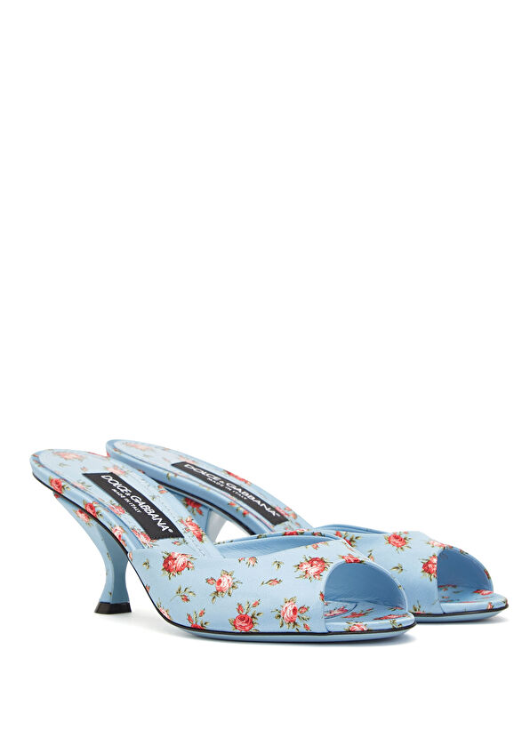 Re Edition 2000 Mavi Kadın İpek Terlik - Görsel 3