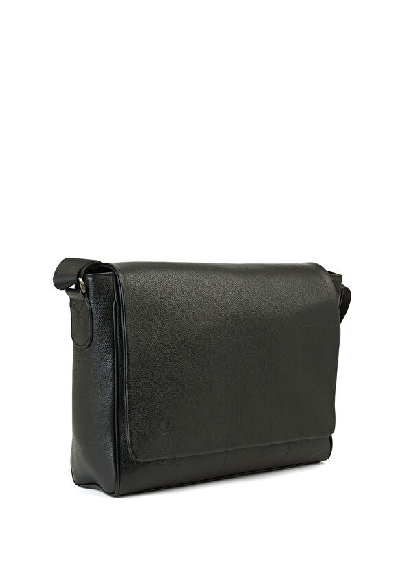 Beymen Club Siyah Erkek Deri Çapraz Çanta - 2