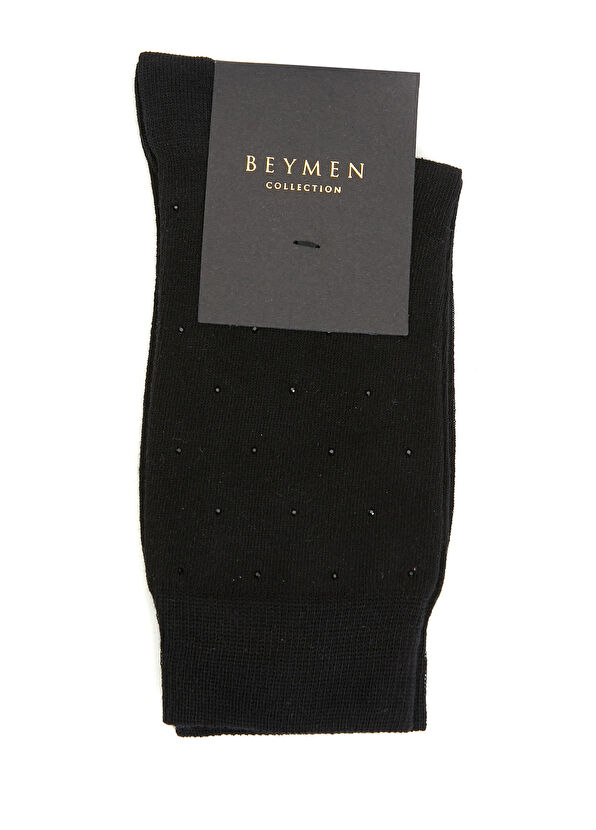 Beymen Collection Siyah Taş Detaylı Kadın Çorap - 2