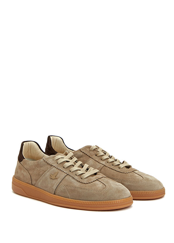 Beymen Club Beige Women's Leather Sneakers - 2
