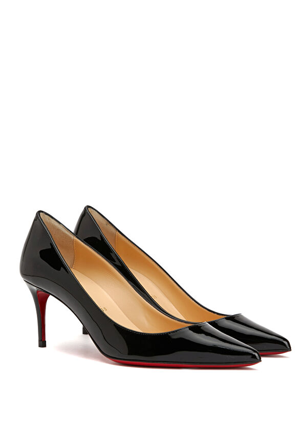 Kate Siyah Deri Stiletto - Görsel 4