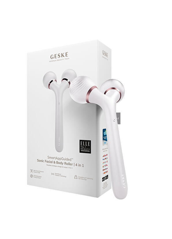 Geske Sonic Beyaz 4'ü 1 arada Yüz ve Vücut Silindiri - 3