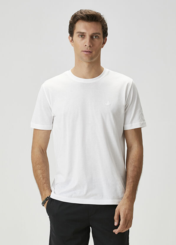 Beymen Club Relax Fit Beyaz Tshirt - 2