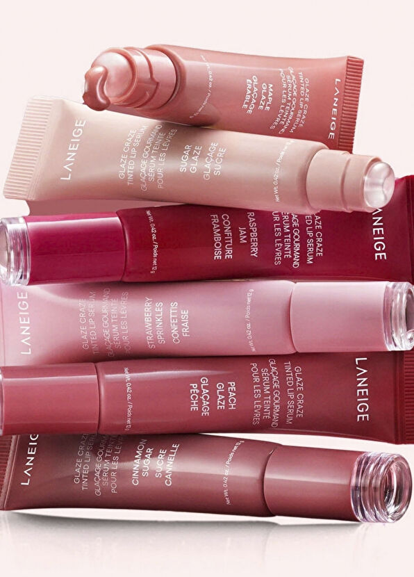 LANEIGE Glaze Craze Tinted Lip Raspberry Jam Dudak Serumu 12 gr - 4