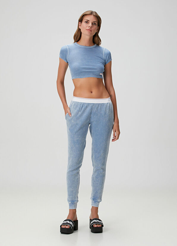 Alexander Wang Mavi Logo Patchli Crop T-shirt - 2