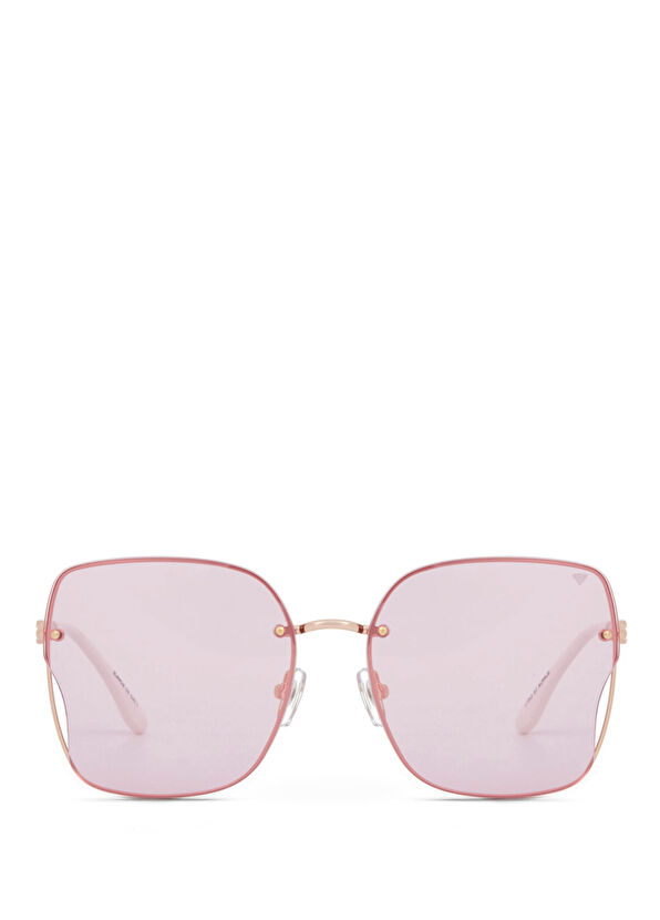 Blancia Milano BC 1310 C3 Geometrik Rose Gold Metal Kadın Güneş Gözlüğü - 2