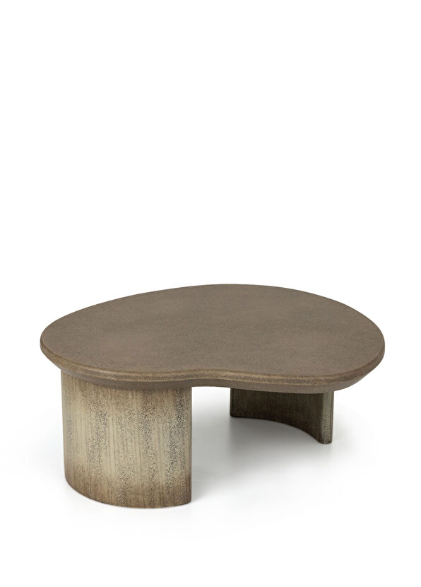 Ekin Varon Design Studio Amorf El Yapımı Desenli Ahşap Orta Sehpa - 2