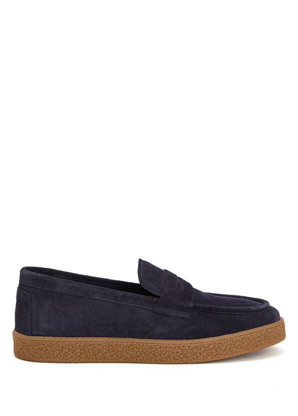 Beymen Club Lacivert Erkek Süet Loafer - 1