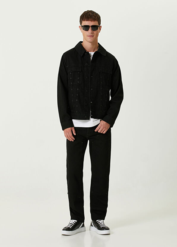 Academia Slim Fit Siyah Jean Pantolon - 1