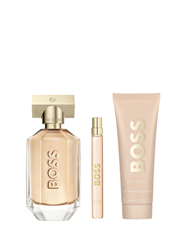 Hugo Boss The Scent For Her EDP 100 ml Perfume + Travel Size 10 ml + EDP 75 ml Body Lotion Women's Perfume Set - 2