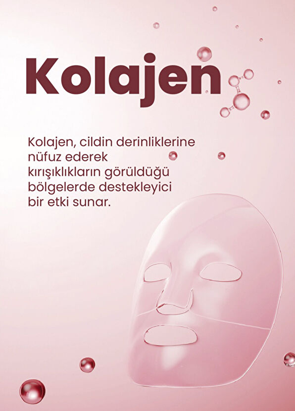 Dermal Seoulface Kolajen Hydrojel Besleyici Şeffaflaşan 5 Adet Eriyen Yüz Maskesi 34 gr  - 2