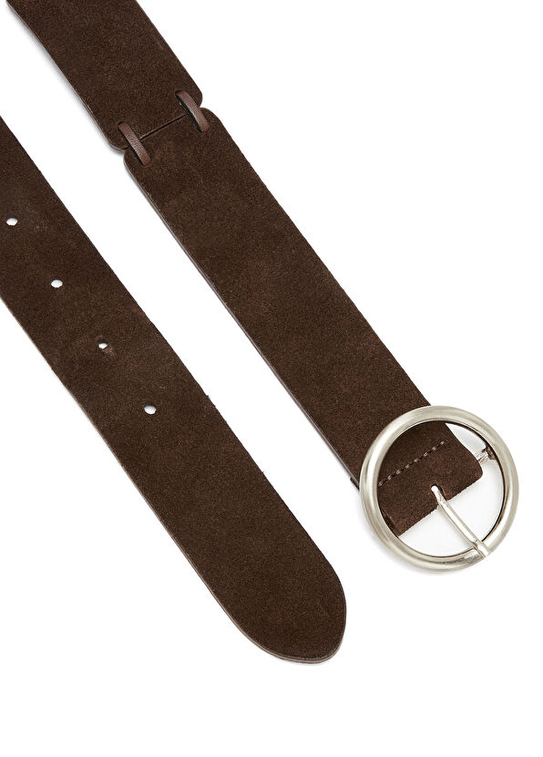 Beymen Club Brown Women's Suede Belt - 2