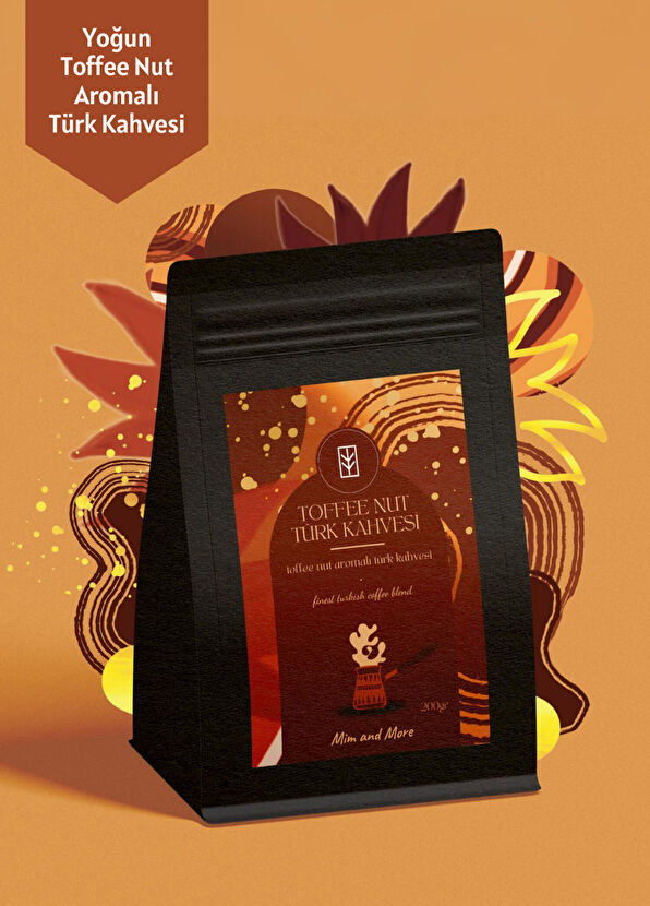 Mim and More Toffee Nut Flavored Turkish Coffee 200 gr - 2