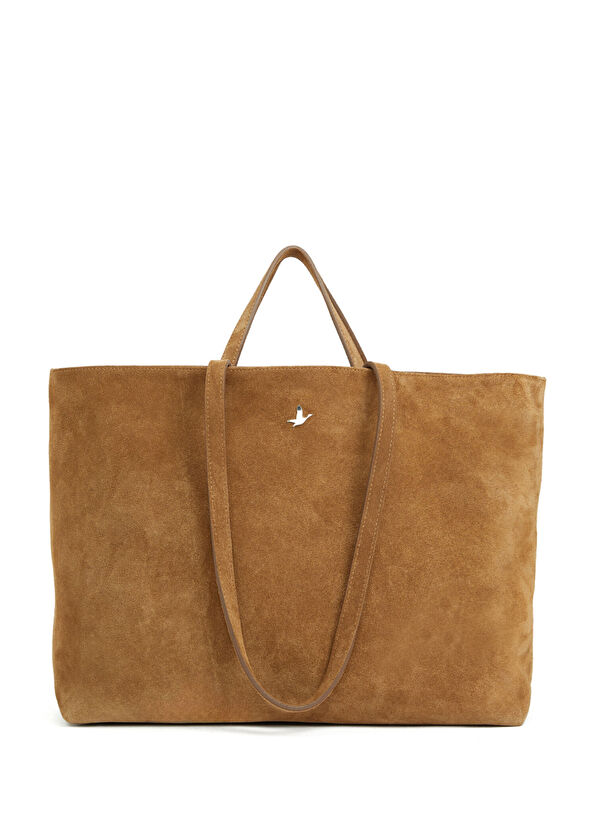 Beymen Club Mink Double Strap Women's Suede Bag - 1