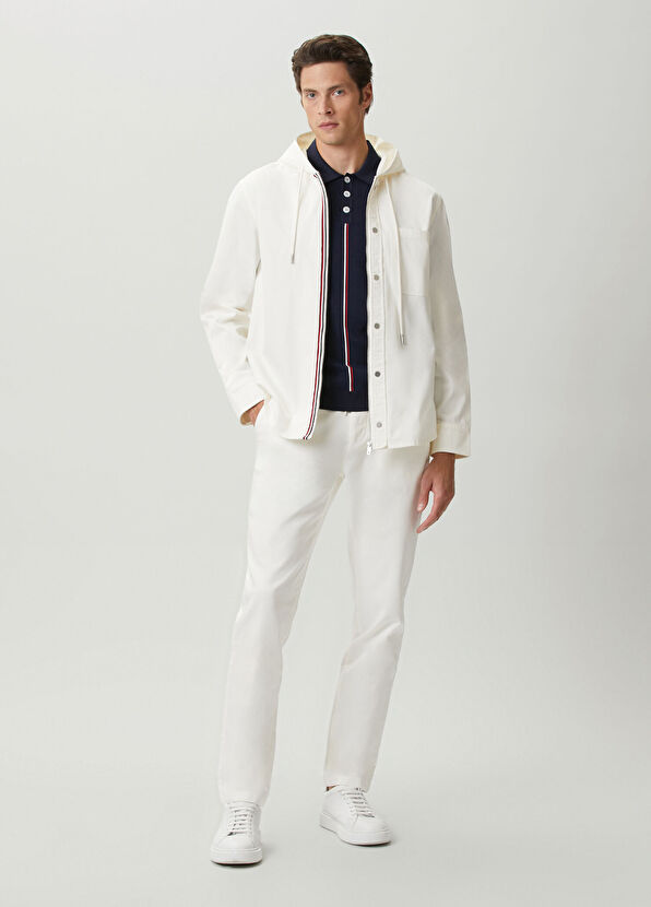 Beymen Club White Waist Corded Knitted Trousers - 1