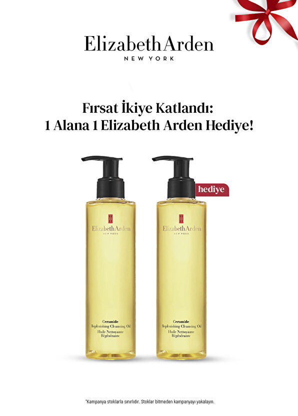 Elizabeth Arden Ceramide Replenishing Arındırıcı Yüz Temizleme Yağı 2'li Hediye Seti 2 x 195 ml - 2