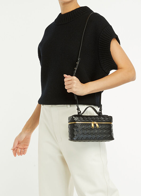 Bottega Veneta Bang Bang Black Women's Leather Bag - 2