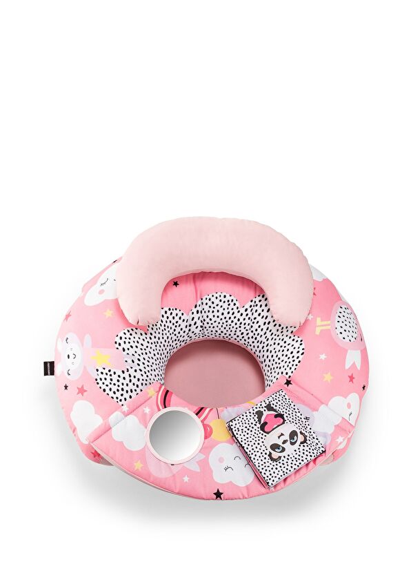 Wellgro Dreamy Cat Pembe Bebek Oturma Minderi - 3