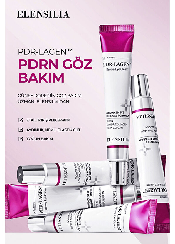 Elensilia Revive Eye Cream Kırışıklık Karşıtı Pdr-Lagen Göz Kremi 30 ml - 2