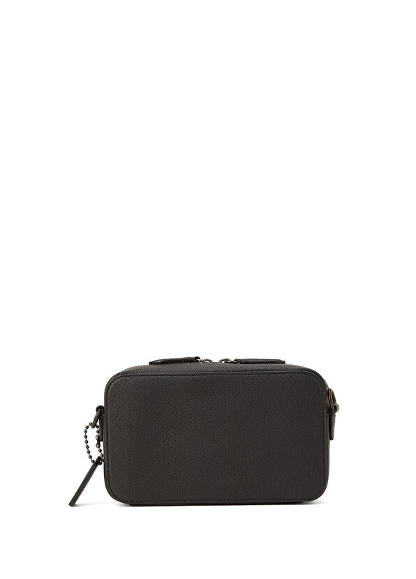 Charter Slim Siyah Erkek Deri Çanta - Görsel 4