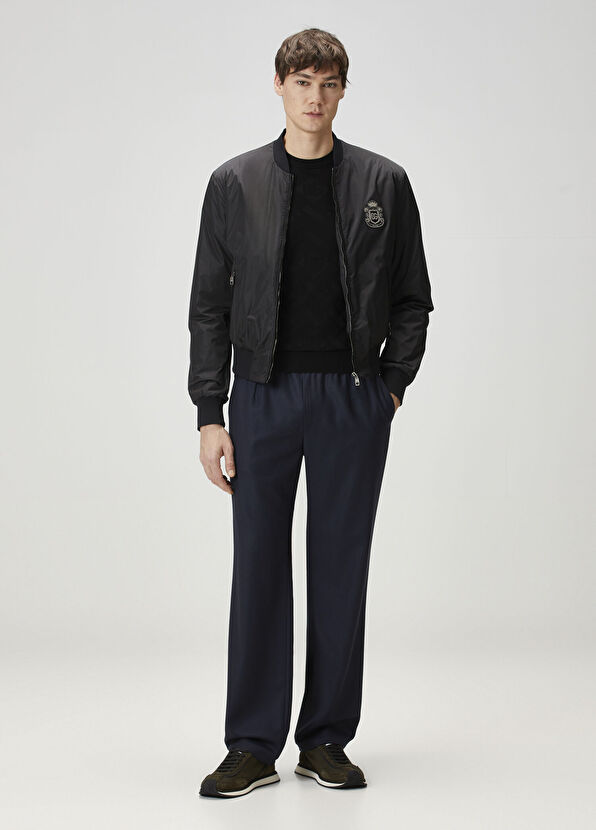 Siyah Bomber Mont - Görsel 3